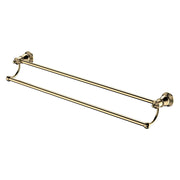 Fienza Lillian Double Towel Rail 800mm Adjustable, Urban Brass