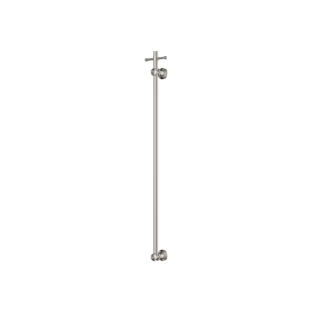 Fienza Lillian Vertical Heated Towel Rail, 93 x 1000mm, Brushed Nickel