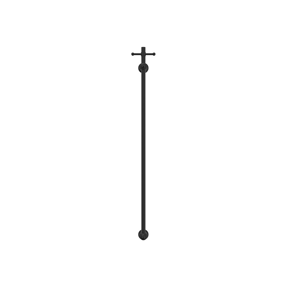 Fienza Lillian Vertical Heated Towel Rail, 93 x 1000mm, Matte Black