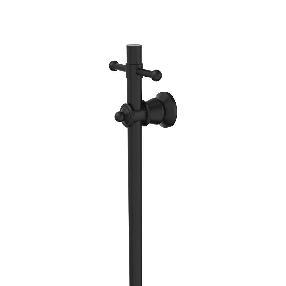 Fienza Lillian Vertical Heated Towel Rail, 93 x 1000mm, Matte Black