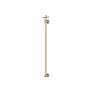 Fienza Lillian Vertical Heated Towel Rail, 93 x 1000mm, Urban Brass