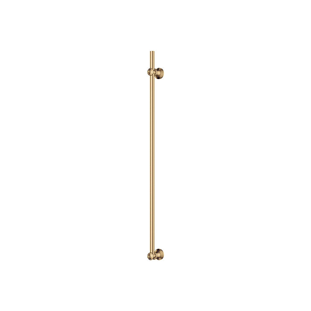 Fienza Lillian Vertical Heated Towel Rail, 93 x 1000mm, Urban Brass
