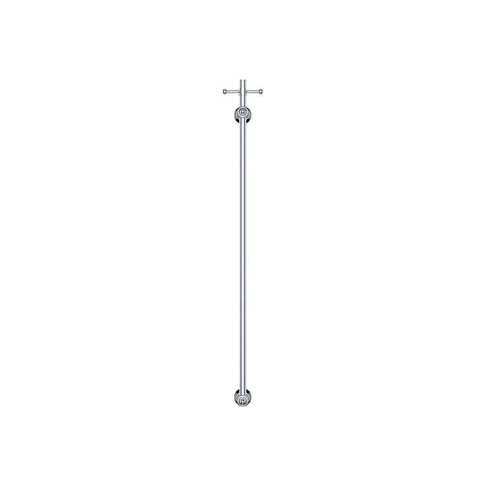 Fienza Lillian Vertical Heated Towel Rail, 93 x 1000mm, Chrome