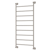 Fienza Lillian Heated Towel Rail, 600 x 1200mm, Brushed Nickel