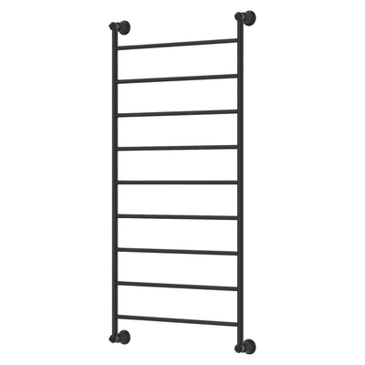 Fienza Lillian Heated Towel Rail, 600 x 1200mm, Matte Black