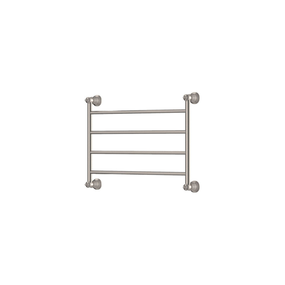 Fienza Lillian Heated Towel Rail, 600 x 450mm, Brushed Nickel
