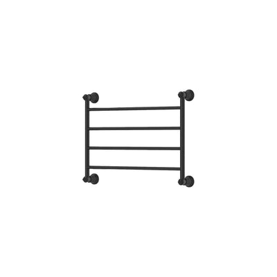 Fienza Lillian Heated Towel Rail, 600 x 450mm, Matte Black
