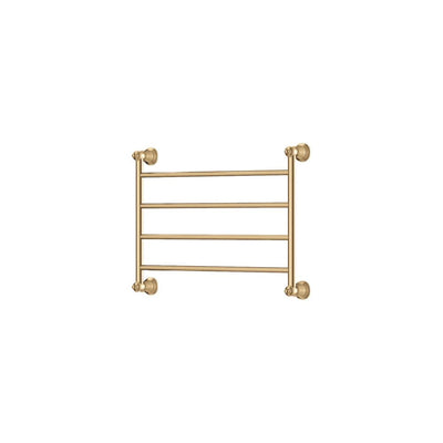 Fienza Lillian Heated Towel Rail, 600 x 450mm, Urban Brass