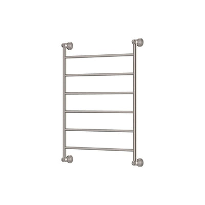 Fienza Lillian Heated Towel Rail, 600 x 800mm, Brushed Nickel