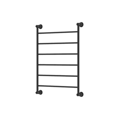 Fienza Lillian Heated Towel Rail, 600 x 800mm, Matte Black