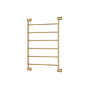 Fienza Lillian Heated Towel Rail, 600 x 800mm, Urban Brass