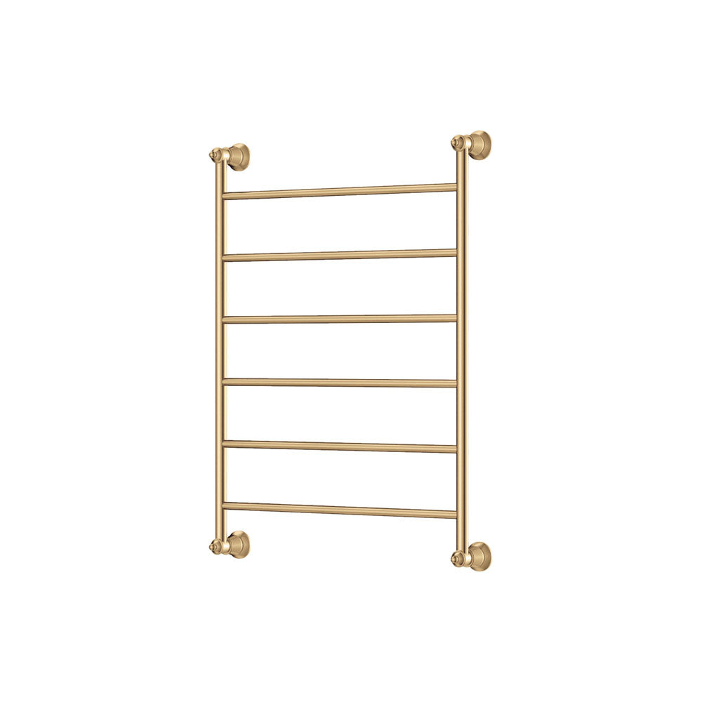 Fienza Lillian Heated Towel Rail, 600 x 800mm, Urban Brass