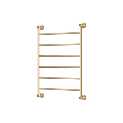 Fienza Lillian Heated Towel Rail, 600 x 800mm, Urban Brass