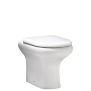 Fienza Compact Toilet Pan & Seat Only P-Trap, Gloss White