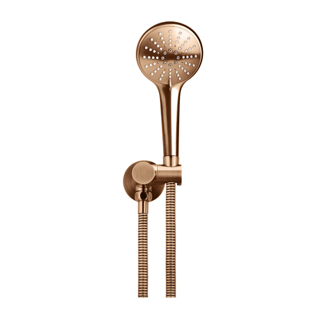Meir Round Hand Shower on Swivel Bracket, Lustre Bronze