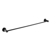 Fienza Hustle Single Towel Rail 800mm Adjustable, Matte Black