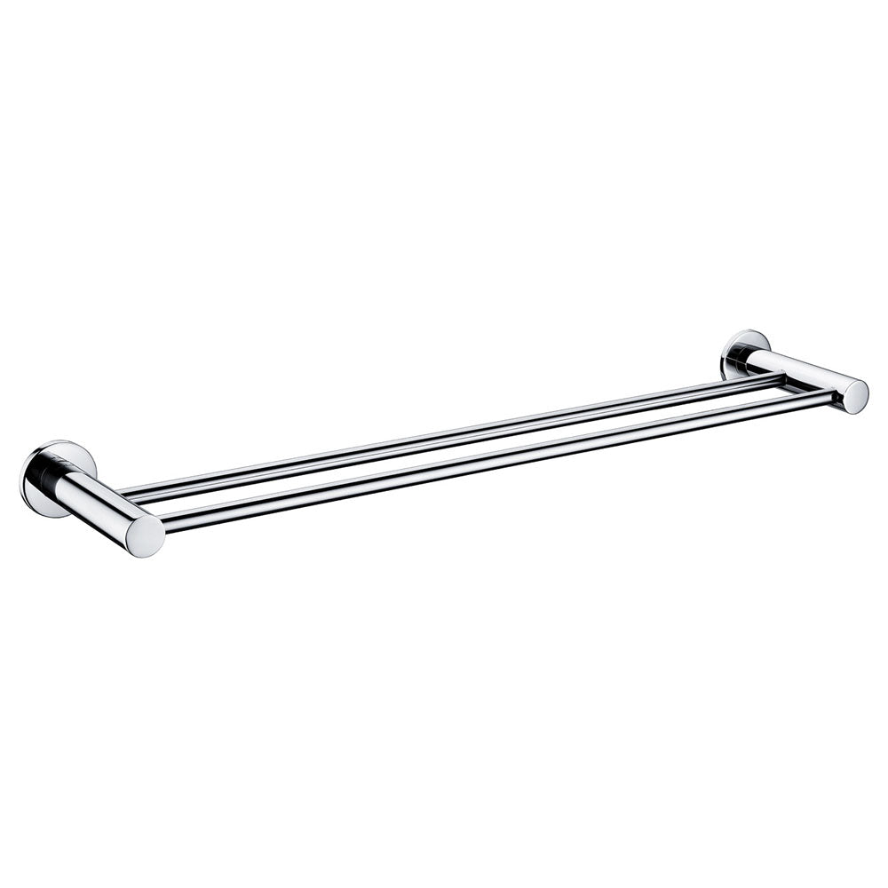 Fienza Stella Double Towel Rail 900mm Cut to Length Adjustable, Chrome