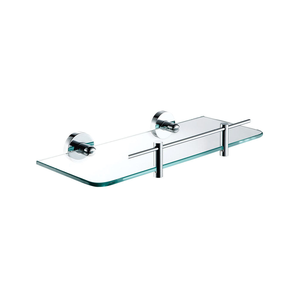 Fienza Michelle Glass Shelf 330mm, Chrome