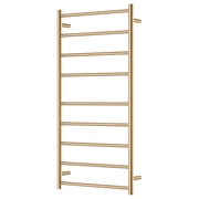 Fienza Isabella Heated Towel Rail, 600 x 1200mm, Urban Brass