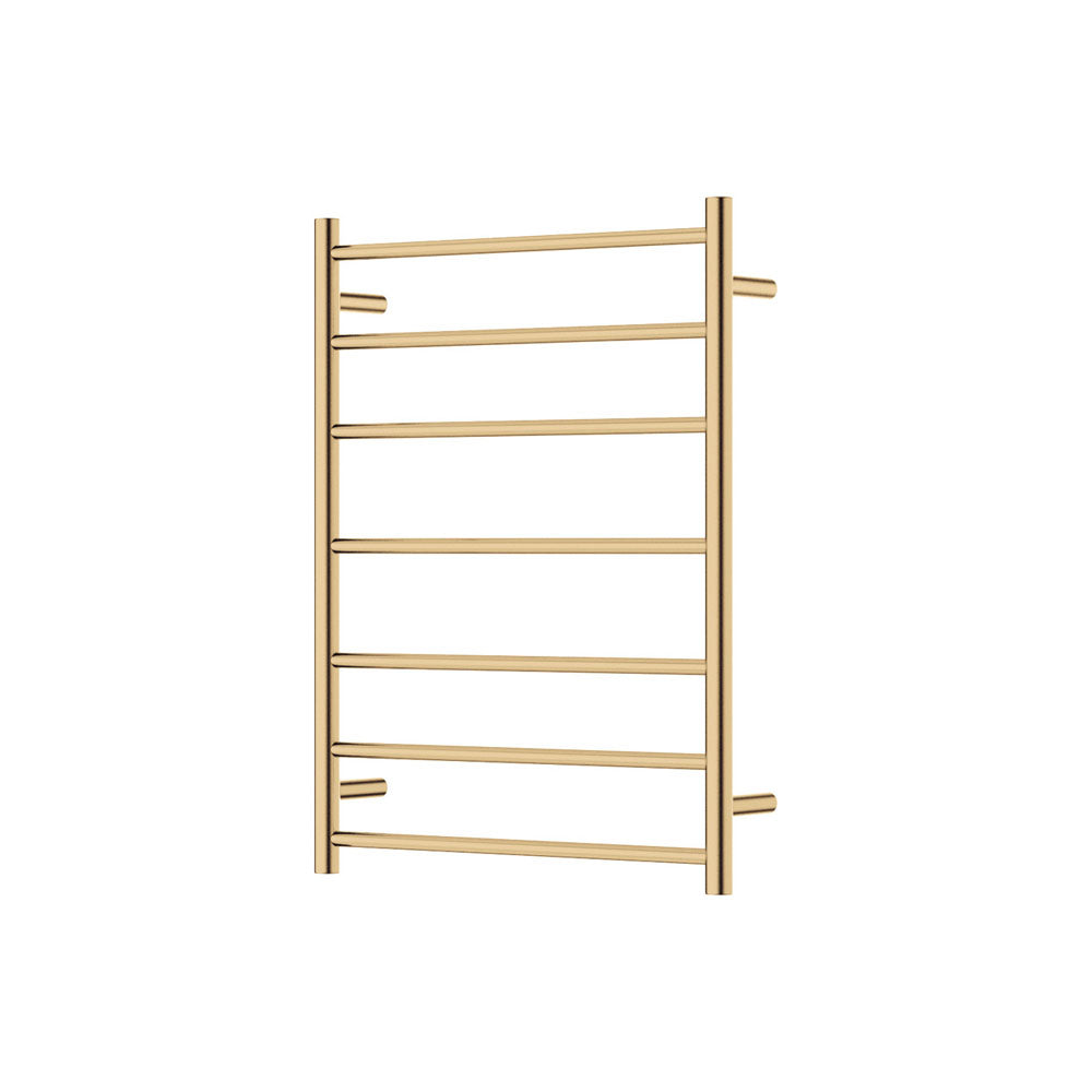 Fienza Isabella Heated Towel Rail, 600 x 800mm, Urban Brass