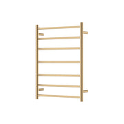 Fienza Isabella Heated Towel Rail, 600 x 800mm, Urban Brass