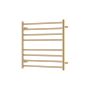 Fienza Isabella Heated Towel Rail, 750 x 700mm, Urban Brass