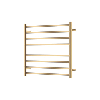 Fienza Isabella Heated Towel Rail, 750 x 700mm, Urban Brass