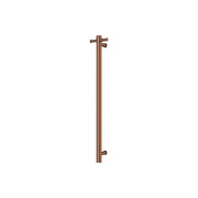 Fienza Isabella Vertical Heated Towel Rail, 100 x 900mm, Brushed Copper