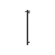 Fienza Isabella Vertical Heated Towel Rail, 100 x 900mm, Matte Black