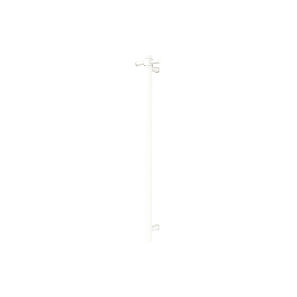 Fienza Isabella Vertical Heated Towel Rail, 100 x 900mm, Matte White