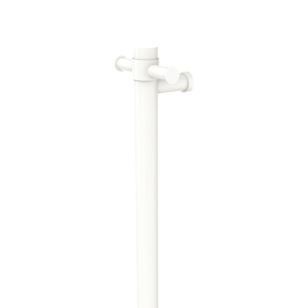 Fienza Isabella Vertical Heated Towel Rail, 100 x 900mm, Matte White