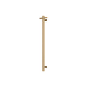 Fienza Isabella Vertical Heated Towel Rail, 100 x 900mm, Urban Brass