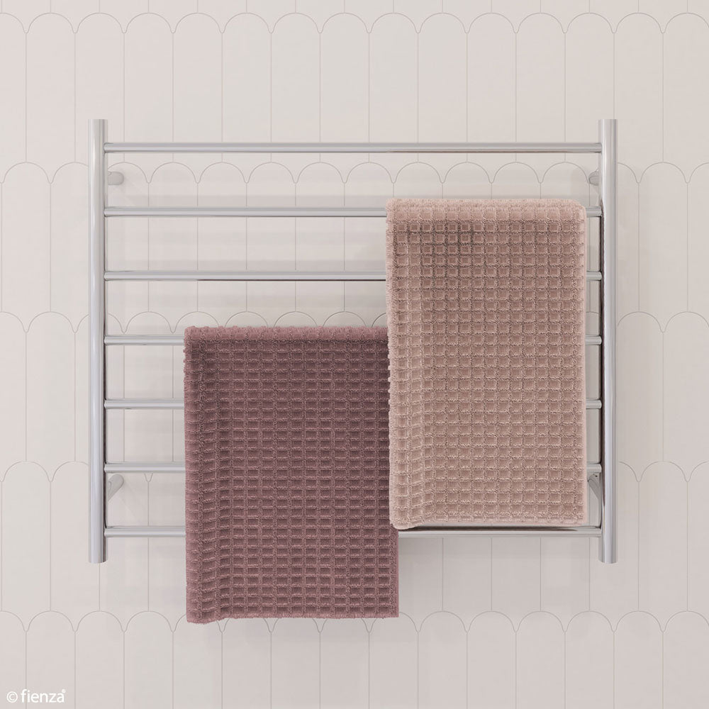 Fienza Isabella Heated Towel Rail, 900 x 750mm, Chrome