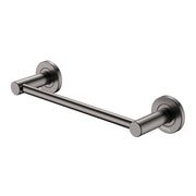 Fienza Kaya Single Hand Towel Rail 300mm, Gun Metal