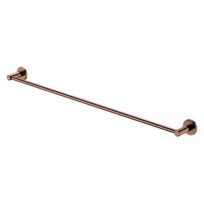 Fienza Kaya Single Towel Rail 900mm, Brushed Copper