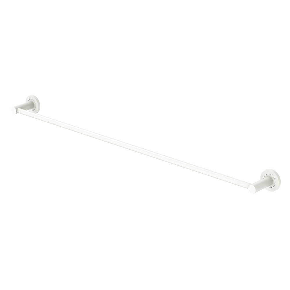 Fienza Kaya Single Towel Rail 900mm, Matte White