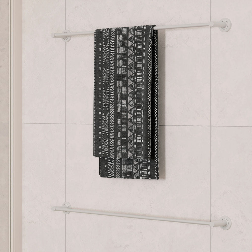 Fienza Kaya Single Towel Rail 900mm, Matte White