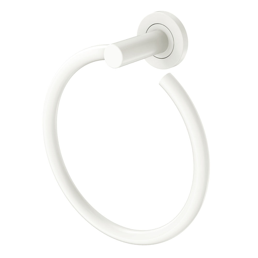 Fienza Kaya Towel Ring, Matte White