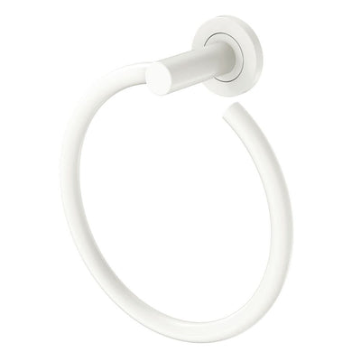 Fienza Kaya Towel Ring, Matte White