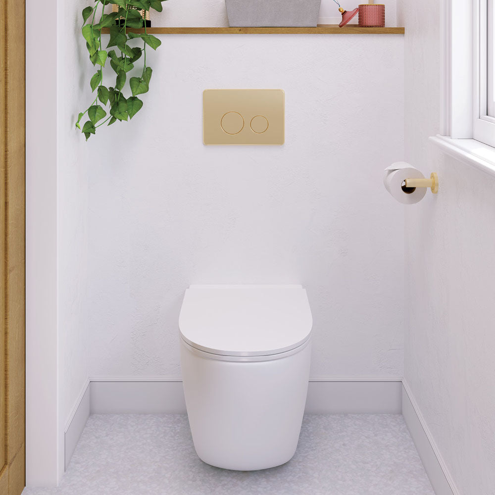 Fienza Kaya/Hustle Roll Holder, Urban Brass