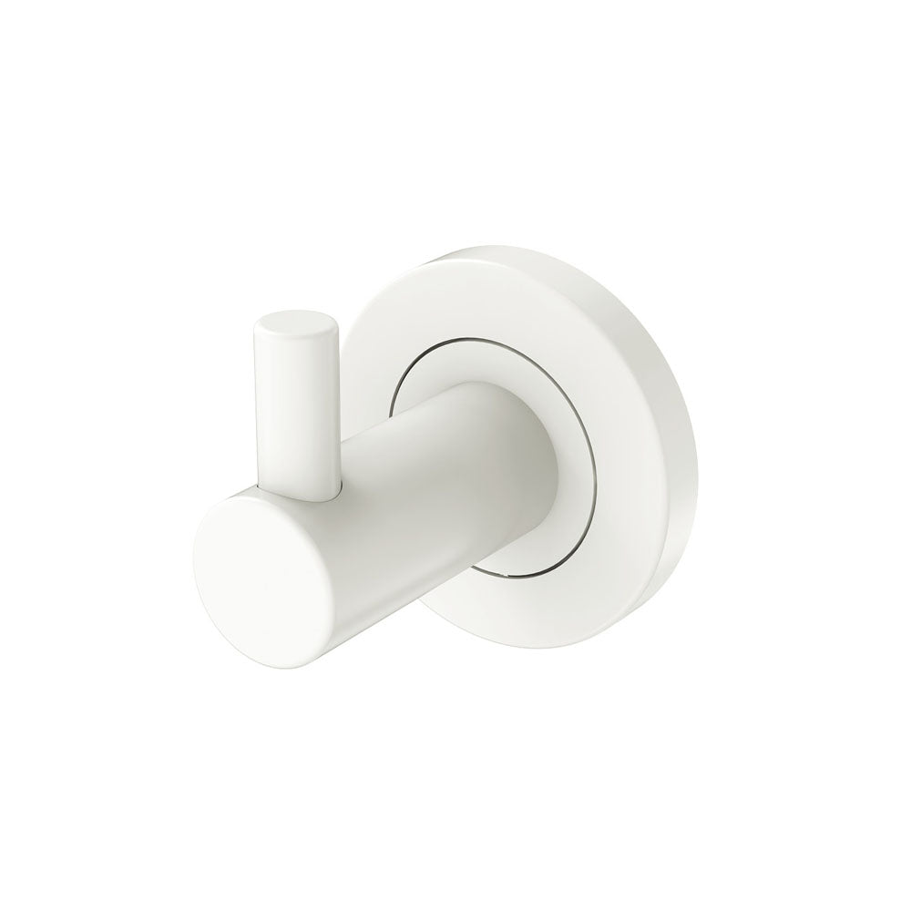 Fienza Kaya Single Robe Hook, Matte White