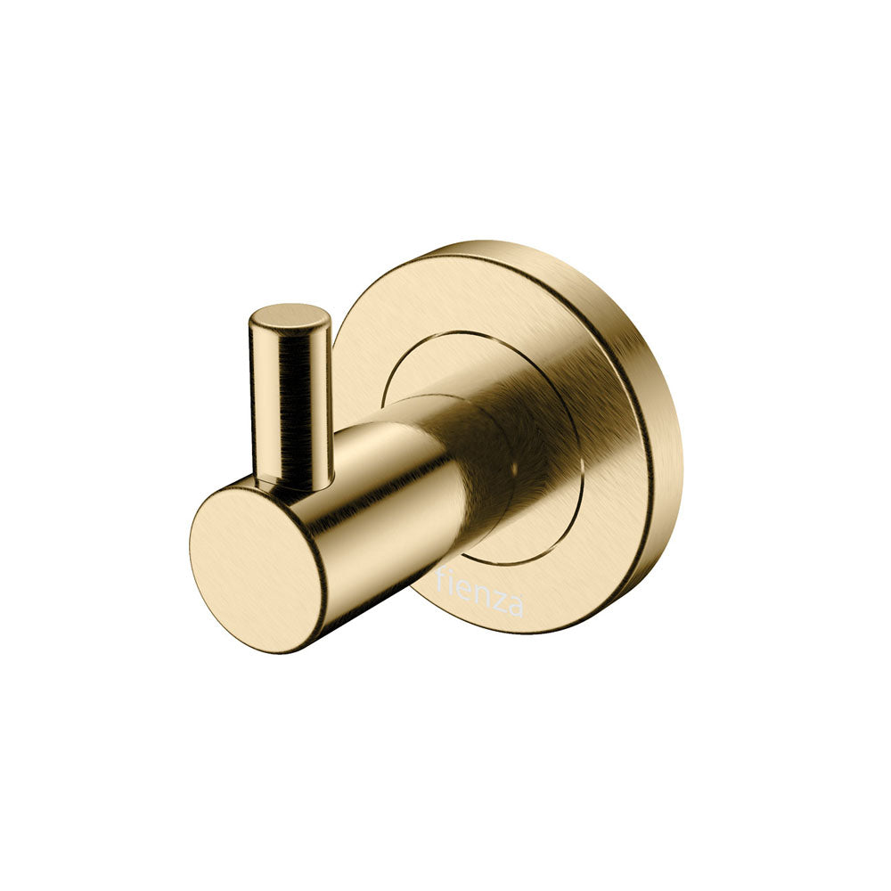 Fienza Kaya/Hustle Single Robe Hook, Urban Brass