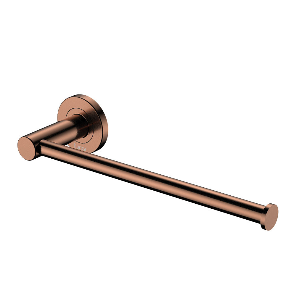 Fienza Kaya Dual Purpose Towel Rail/Roll Holder, Brushed Copper