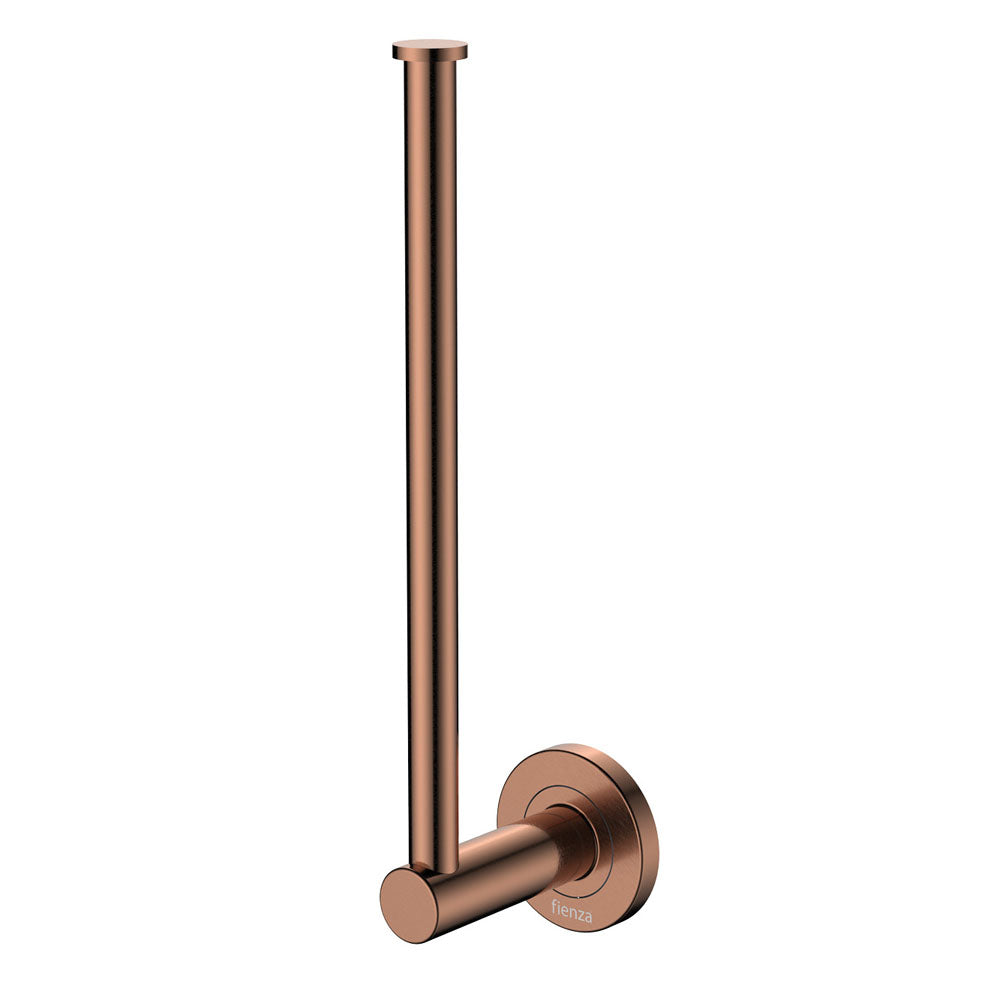 Fienza Kaya Dual Purpose Towel Rail/Roll Holder, Brushed Copper
