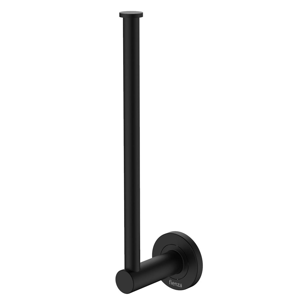 Fienza Kaya Dual Purpose Towel Rail/Roll Holder, Matte Black