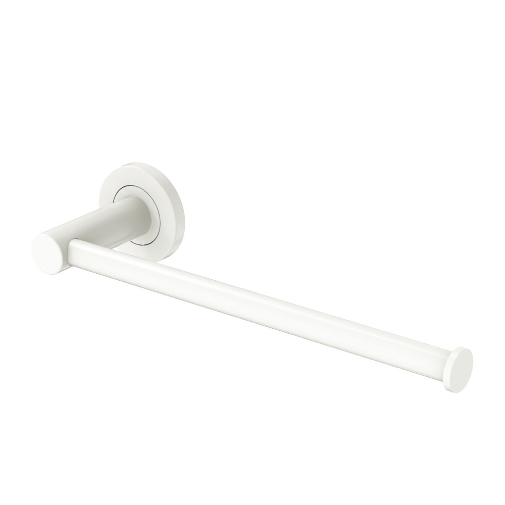 Fienza Kaya Dual Purpose Towel Rail/Roll Holder, Matte White