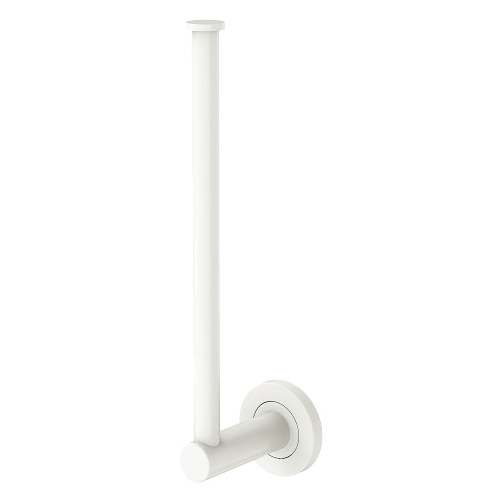 Fienza Kaya Dual Purpose Towel Rail/Roll Holder, Matte White