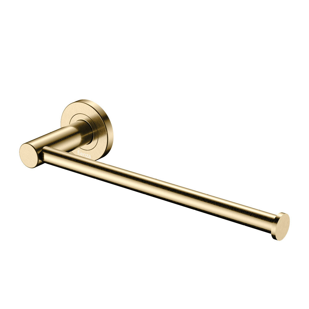 Fienza Kaya Dual Purpose Towel Rail/Roll Holder, Urban Brass