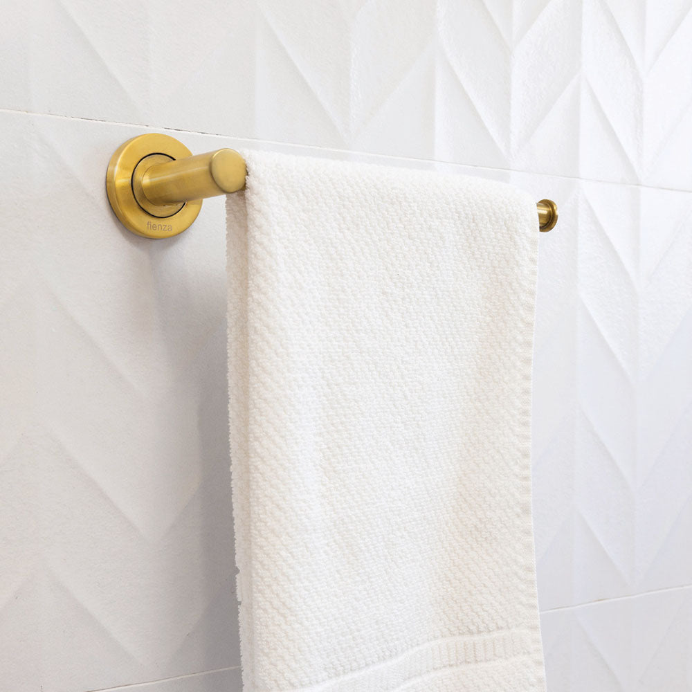 Fienza Kaya Dual Purpose Towel Rail/Roll Holder, Urban Brass