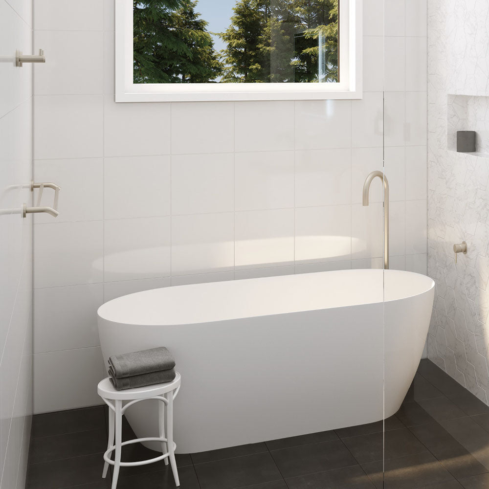Fienza Kaya/Hustle 900mm Double Towel Rail, Brushed Nickel